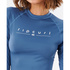 Rip Curl Womens Golden Rays Ls Uv Rash Top - Mid Blue - Wly3Fw