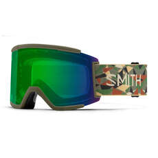 Снежные Очки  Smith Squad Xl - Geo Camo / Chromapop Green Mirror