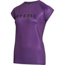 Mystic Womens Star Short Sleeve Rashvest - Фиолетовый Закат 230183