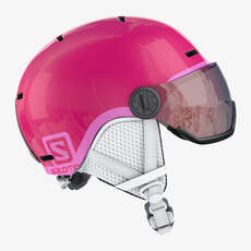 Шлем Для Лыж/сноуборда Salomon Kids Grom Visor  - Глянцевый Розовый