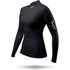 Zhik Womens Eco Spandex Rash Guard Long Sleeve - Black Dtp-0063