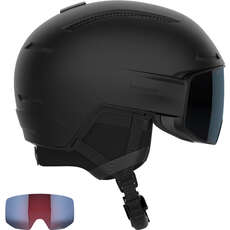 Снежный Шлем Salomon Driver Prime Sigma Photo Visor Plus  — Черный