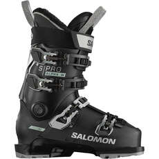 Женские Лыжные Ботинки Salomon S/pro Alpha 80  — Черный/белый/серебристый