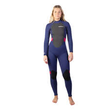Gul Womens Response 3/2Mm Flatlock Fullsuit Wetsuit - Темно-Синий/пейсли Re1319