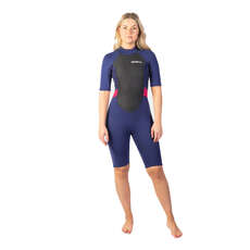 Gul Womens Response 3/2Mm Flatlock Shorty Wetsuit  - Темно-Синий/пейсли Re3318