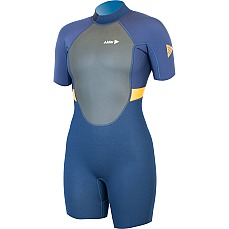Женский Гидрокостюм Alder Impact 3/2Mm Flatlock Shorty - Blue Ribbon Ws23Wis