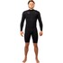 Гидрокостюм Gul Echo Natur 3/2Mm Fl Chestzip Longarm Shorty 2026 - Black Ec3325