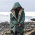 Водонепроницаемое Пончо С Капюшоном Gul Revorobe 2026 - Зелено-Бежевое