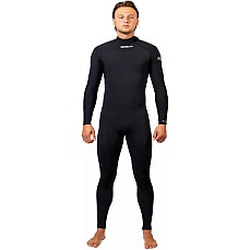 Гидрокостюм Gul Flexor Yulex 5/4Mm С Потайным Швом И Застежкой-Молнией На Груди - Черный Fx1221