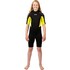 Гидрокостюм Gul Junior Response Natur 3/2Mm Shorty 2026 - Black/Lime Re3322
