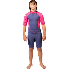 Гидрокостюм Gul Junior Response Natur 3/2Mm Shorty  - Сине-Розовый Re3322