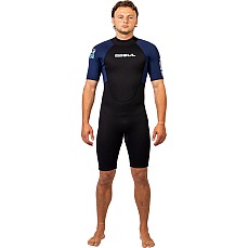 Гидрокостюм Gul G-Force 3/2Mm Backzip Shorty 2026 - Черный/Темно-Синий