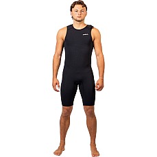 Гидрокостюм Gul Response Natur 3/2Mm Flatlock Short John 2026 - Black Re5304