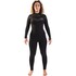 Гидрокостюм Gul Womens Response Echo 3/2Mm Chestzip Flatlock - Black/Palm Re1328