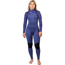 Гидрокостюм Gul Womens Echo Natur 3/2Mm Chestzip Flatlock  - Blue/Tie Re1328
