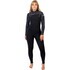 Гидрокостюм Gul Womens Flexor Yulex 4/3Mm Bs С Застежкой-Молнией На Груди - Черный / С Разбросанными Ладонями Fx1226