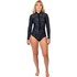 Гидрокостюм Gul Womens Luna7 Yulex 2Mm Springsuit 2026 - Black/Scatterpalm La4304