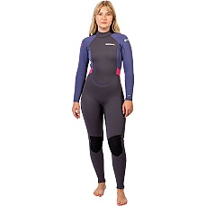 Гидрокостюм Gul Womens Response Natur 3/2Mm Fullsuit  - Серый/Черный