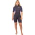 Гидрокостюм Gul Womens Response Natur 3/2Mm Shorty 2026 - Серый/Синий Re3318