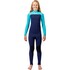 Гидрокостюм Gul Junior Flexor Yulex 5/4Mm Backzip 2026 - Blue/Cyan Fx1230