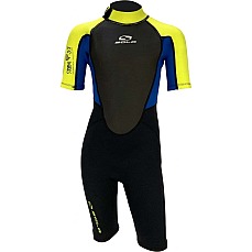 Гидрокостюм Sola Junior Storm 3/2Mm Shorty - Салатово-Синий A1723