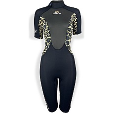 Гидрокостюм Sola Womens Ignite 3/2Mm Shorty - Jaguar Гидрокостюм Sola Womens Ignite 3/2Mm Shorty - Jaguar