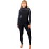 Гидрокостюм Gul Womens Flexor Yulex 3/2Mm С Потайной Молнией На Груди, Модель 2026, Черный/Пальмовый