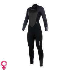 Mystic Womens Star 5 / 4Mm Gbs Спортивный Гидрокостюм На Молнии - Черный / Серый