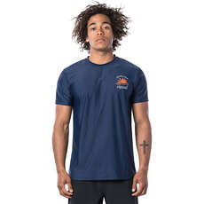 Футболка С Короткими Рукавами Rip Curl Wilder, Свободная Посадка, Уф-- Темно-Синий - Wle9Hm