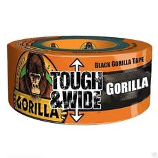 Лента Gorilla - Жесткая И Широкая - Черная - 70Мм X 27М