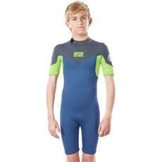Гидрокостюм Shorty Rip Curl Junior Dawn Patrol 3/2 Мм - Синий Серый Wsp8Bj
