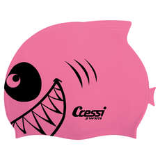 Cressi Kids Shark Силиконовая Шапочка Для Плавания - Розовый