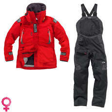Gill Womens Os2 Парусный Комплект Combo - Красный / Графит