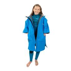 Водонепроницаемое Пеленальное Пончо С Капюшоном Gul Junior Evo Robe - Синий/серый