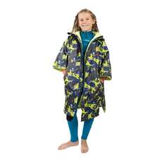 Водонепроницаемое Пеленальное Пончо С Капюшоном Gul Junior Evo Robe - Черный/камуфляж