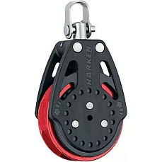 Harken 2625 57 мм Карбо-трещоточный блок - Красный - Поворотный