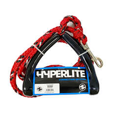Hyperlite 5-Feet Safety Aksel Dog Leash - Красный/черный
