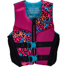 Жилет Для Вейкбординга Hyperlite Girls Youth Indy Cga — Розовый Жилет Для Вейкбординга Hyperlite Girls Youth Indy Cga — Розовый