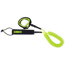Jobe Coiled Sup Leash 10 Foot - Лаймовый