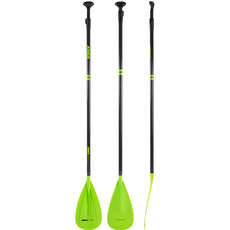 Jobe Fusion Stick, Трехкомпонентное Весло Sup Paddle Из Карбона / Стекловолокна - Лайм