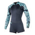Mystic Womens Diva 3/2 Мм Longarm Спереди На Молнии Коротышка - Серый