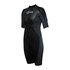 Sola Womens Ignite 3 / 2Mm Шорты Гидрокостюм - Черный / Золото