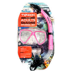 Тайфун Pro Mask & Snorkel Set - Для Взрослых - Розовый Тайфун Pro Mask & Snorkel Set - Для Взрослых - Розовый