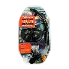 Тайфун Pro Mask & Snorkel Set - Для Взрослых - Черный Тайфун Pro Mask & Snorkel Set - Для Взрослых - Черный
