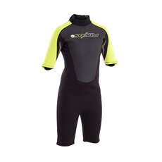 Тайфун Swarm Boys 3Mm Shorty Гидрокостюм - Flame Yellow - 471251