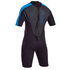 Тайфун Swarm Mens 3 Мм Backzip Короткий Гидрокостюм - Синий 471101