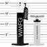 Wmfg Kiteboard Pump Tall - Черный