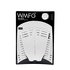 Тяговая Подушка Wmfg Kiteboard - Classic Six Pack Full Pad - Белый / Черный