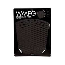 Wmfg Kiteboard Traction Pad - Stubby Back Foot Pad - Черный / Белый