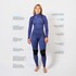 Гидрокостюм Gul Womens Echo Natur 3/2Mm Chestzip Flatlock 2026 - Blue/Tie Re1328
